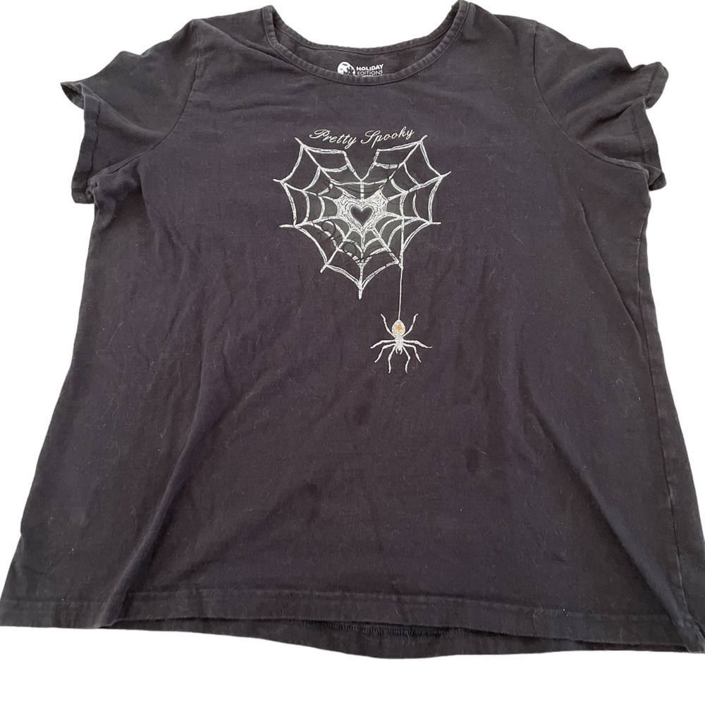 Holiday Edition Pretty Spooky Spider with Web Size 1X